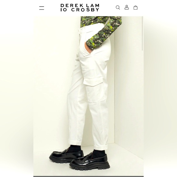 Derek Lam 10 Crosby ELIAN UTILITY PANTS
$295
COLOR: WASHED WHITE - Picture 4 of 6
